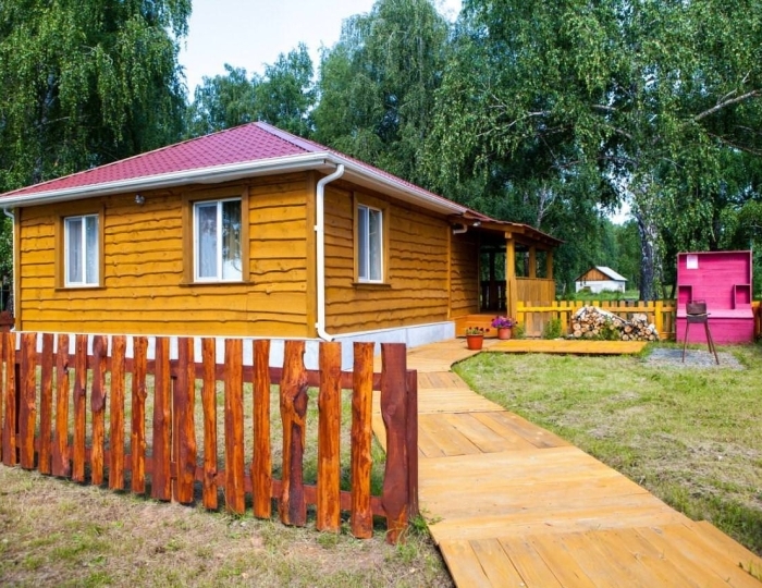 Коттедж стандарт с 4 односпальными и 1 двуспальной кроватью - Санаторий «Ласточка» Тюмень